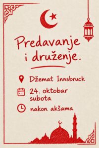 Predavanje i druženje u Džematu Innsbruck
