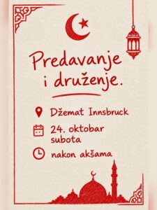 Predavanje i druženje u Džematu Innsbruck